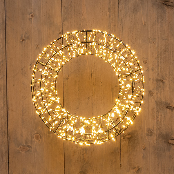 Anna Collection Kerstkrans Ø 36 cm | 1200 lampjes | Warm wit  LCO00325 - 1