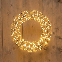 Anna Collection Kerstkrans Ø 36 cm | 1200 lampjes | Warm wit  LCO00325