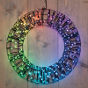 Kerstkrans Ø 48 cm | RGB | 280 lampjes | Zwart LCO00743 - 1