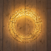 Kerstkrans Ø 58 cm | Extra warm wit | 1800 lampjes | Flash effect | Zwart LCO00780 - 1