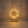 Kerstkrans op voet | 28 cm | Extra warm wit | 800 lampjes | Flash effect LCO00773 - 1
