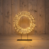 Kerstkrans op voet | 36 cm | Extra warm wit | 1200 lampjes | Flash effect LCO00774 - 1
