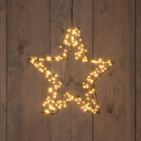 Anna Collection Kerstster 3D op batterijen | 26 cm | 200 leds | Warm wit  LCO00191