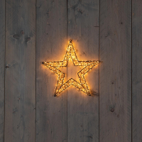 Kerstster hangend | 36 cm | Extra warm wit | 800 lampjes | Flash effect LCO00777
