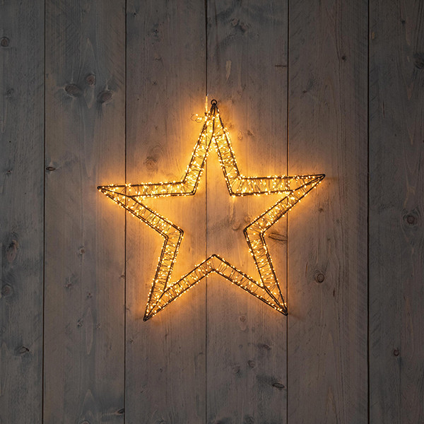 Kerstster hangend | 56 cm | Extra warm wit | 1200 lampjes | Flash effect LCO00778 - 1