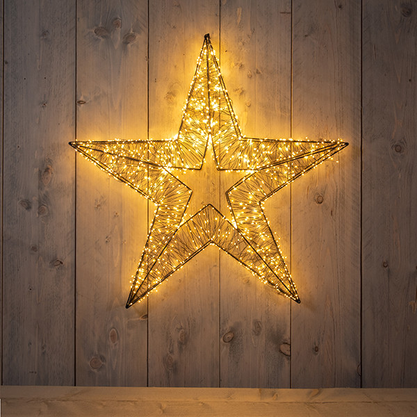 Kerstster hangend | 76 cm | Extra warm wit | 1440 lampjes | Flash effect LCO00779 - 1