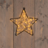 Kerstster hangend op batterijen | 26 cm | Extra warm wit | 100 lampjes LCO00507 - 1