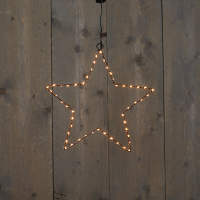 Anna Collection Kerstster hangend op batterijen | 30 cm | Extra Warm Wit | 50 lampjes  LCO00081