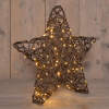 Kerstster op batterijen | 40 x 5 cm | Extra warm wit | 100 lampjes | Natural LCO00756 - 1