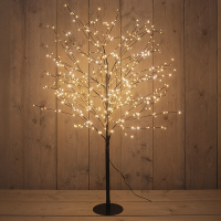Anna Collection LED Kerstboom 120 cm | Extra warm wit | 600 lampjes met flash | Geschikt voor buiten  LCO00468