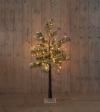 LED Kerstboom 150 cm | Denneboom met sneeuw | Extra warm wit | 80 lampjes | Geschikt voor buiten LCO00472 - 1