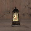 Lantaarn | Kerstman | Glitterwater | 20,5 x 9 cm | Warm wit LCO00513 - 1