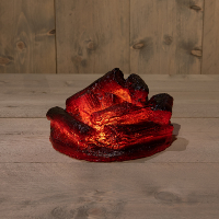 Anna Collection Led haard op batterijen | Vlameffect | 20 x 12 cm | Geschikt voor buiten  LCO00339
