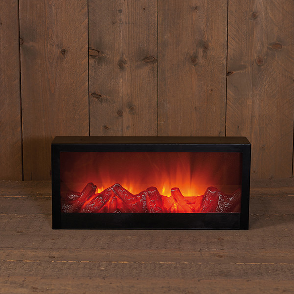Led haard op batterijen | Vlameffect | 45 x 20 cm | Geschikt voor binnen LCO00529 - 1