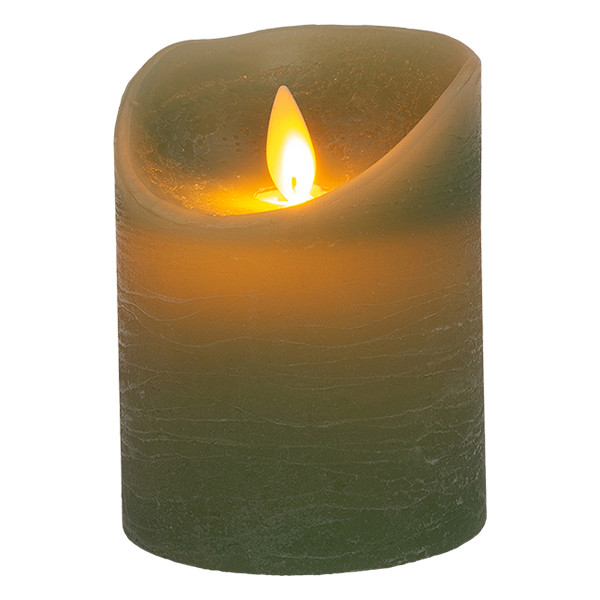 Anna Collection Led kaars 7,5 x 10 cm | Jade Groen | Bewegende vlam  LCO00224 - 1