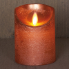 Led kaars 7,5 x 10 cm | Koper | Bewegende vlam LCO00892 - 1