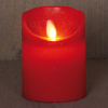Led kaars 7,5 x 10 cm | Rood | Bewegende vlam LCO00867 - 1