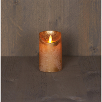 Led kaars 7,5 x 12,5 cm | Goud | Bewegende vlam LCO00537