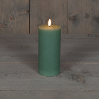 Anna Collection Led kaars 7,5 x 15 cm | Jade Groen | 3D vlam  LCO00133