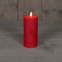 Anna Collection Led kaars 7,5 x 15 cm | Rood | 3D vlam  LCO00115