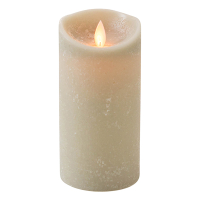 Anna Collection Led kaars 7,5 x 15 cm | Taupe | Bewegende vlam  LCO00222