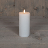 Anna Collection Led kaars 7,5 x 15 cm | Wit | 3D vlam  LCO00127