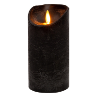 Anna Collection Led kaars 7,5 x 15 cm | Zwart | Bewegende vlam  LCO00231