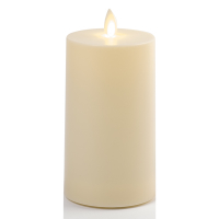Led kaars voor buiten | 8 x 16 cm | Bewegende vlam | Ivoor LCO00163