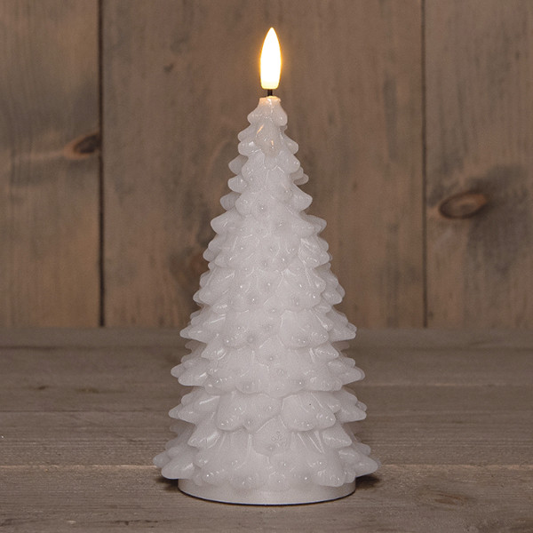 Led kerstboom kaars 20 cm | Wit | 3D vlam | 1 stuk LCO00898 - 1