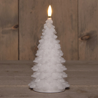 Led kerstboom kaars 20 cm | Wit | 3D vlam | 1 stuk LCO00898