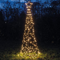 Anna Collection Led kerstboom voor buiten 2 meter | incl. frame Ø 70 cm | Extra warm wit | 236 lampjes  LCO00396