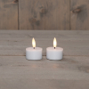 Led waxinelicht 4 cm x 5 cm | Wit | 3D vlam | 2 stuks