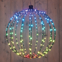 Lichtbal | Metaal | Ø 50 cm | 256 LED | RGB | Afstandsbediening LCO00747