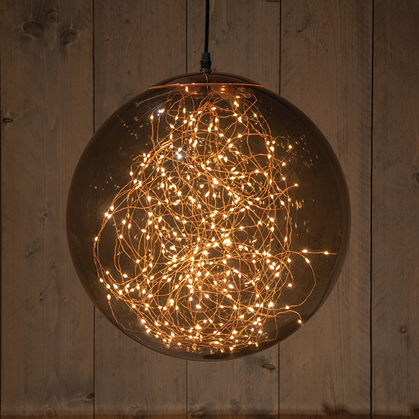 Anna Collection Lichtbol kerst | Ø 37 cm | Smokey | 300 lampjes | Extra warm wit  LCO00329 - 1