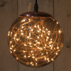 Lichtbol kerst Ø 18 cm | Extra warm wit | 80 lampjes | Flash effect | Smokey LCO00786 - 1