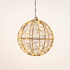 Lichtbol kerst Ø 18 cm | Extra warm wit met flash effect | 200 lampjes | IP44 | Zwart LCO00792 - 2