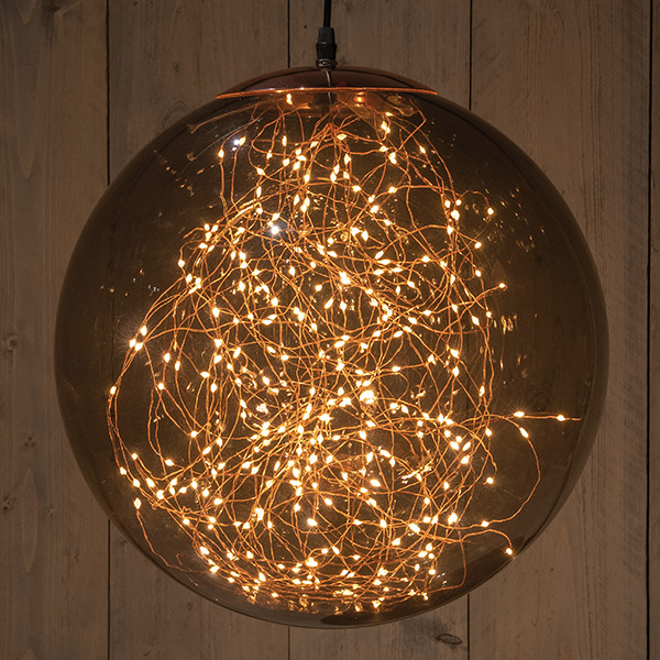Lichtbol kerst Ø 35 cm | Extra warm wit | 300 lampjes | Flash effect | Smokey LCO00788 - 1