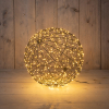 Lichtbol kerst Ø 35 cm | Extra warm wit | 500 lampjes | Flash effect | IP44 | Zwart LCO00794 - 1