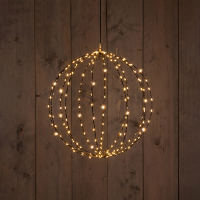 Lichtbol kerst Ø 40 cm | Extra warm wit | 192 lampjes | Flash effect LCO00762