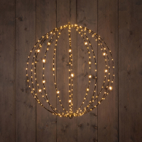 Lichtbol kerst Ø 60 cm | Extra warm wit | 280  lampjes | Flash effect LCO00764