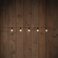 Anna Collection Lichtsnoer koppelbaar 5 meter | 10 lampjes | Bol | Warm wit  LCO00431