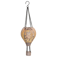 Luchtballon solar | 38 cm | Vlameffect | Zand LCO00652