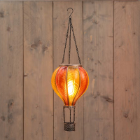 Luchtballon solar | 45 cm | Vlameffect | Oranje LCO00647