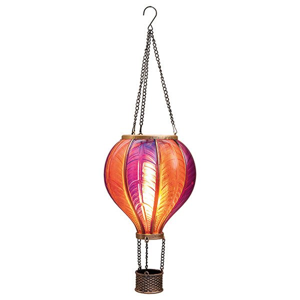 Luchtballon solar | 62 cm | Vlameffect | Roze LCO00650 - 1