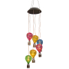 Luchtballonnen hanglamp solar | 80 cm | 6 stuks | Multicolor