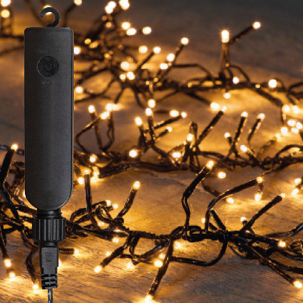 Oplaadbare clusterverlichting 4.5 meter | Soft gold | 768 lampjes LCO00735 - 1