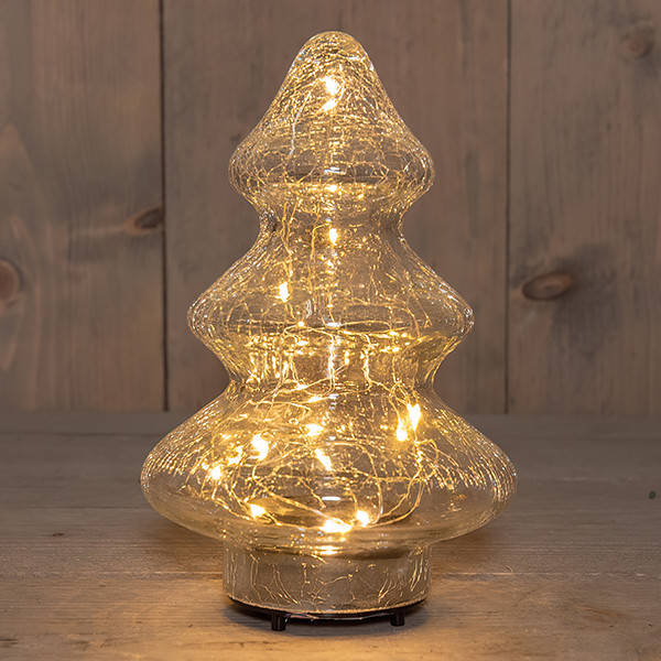 Oplaadbare kerstboom | 21 cm cm | Craquele | 3000-6000K | Dimbaar | Helder LCO00676 - 1