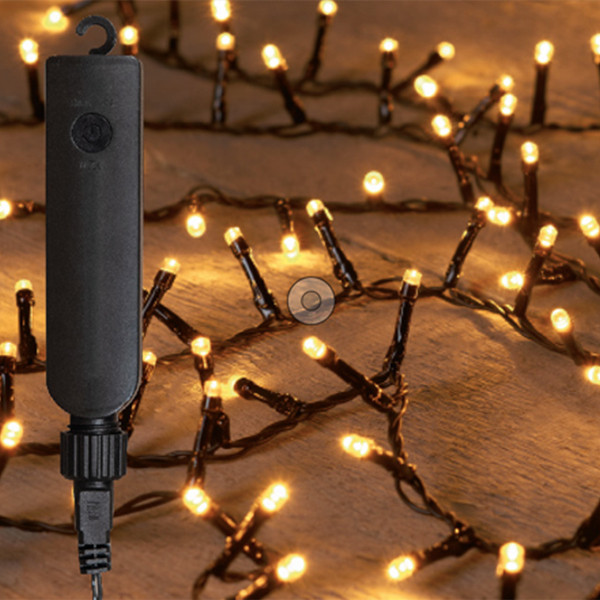 Oplaadbare kerstverlichting Ivy 16 meter | Soft gold | 700 lampjes LCO00733 - 1