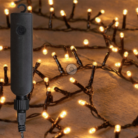 Oplaadbare kerstverlichting Ivy 16 meter | Soft gold | 700 lampjes LCO00733
