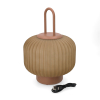 Oplaadbare lantaarn | 25 cm | 3000-6000K | Dimbaar | IP44 | Glas | Terracotta LCO00628 - 3